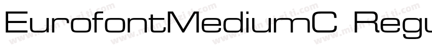 EurofontMediumC Regular字体转换